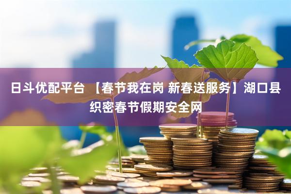 日斗优配平台 【春节我在岗 新春送服务】湖口县织密春节假期安全网